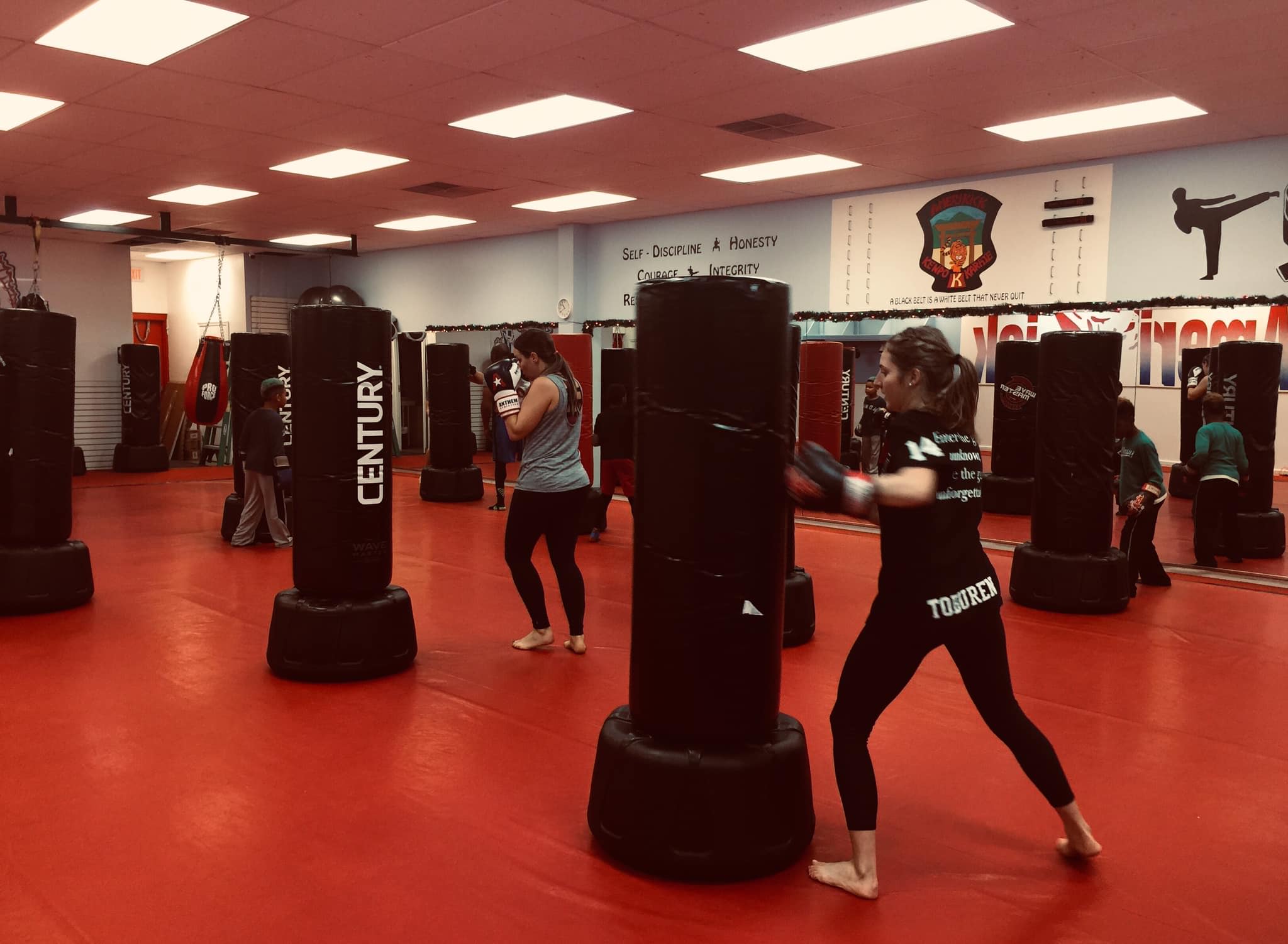 Kickboxing session